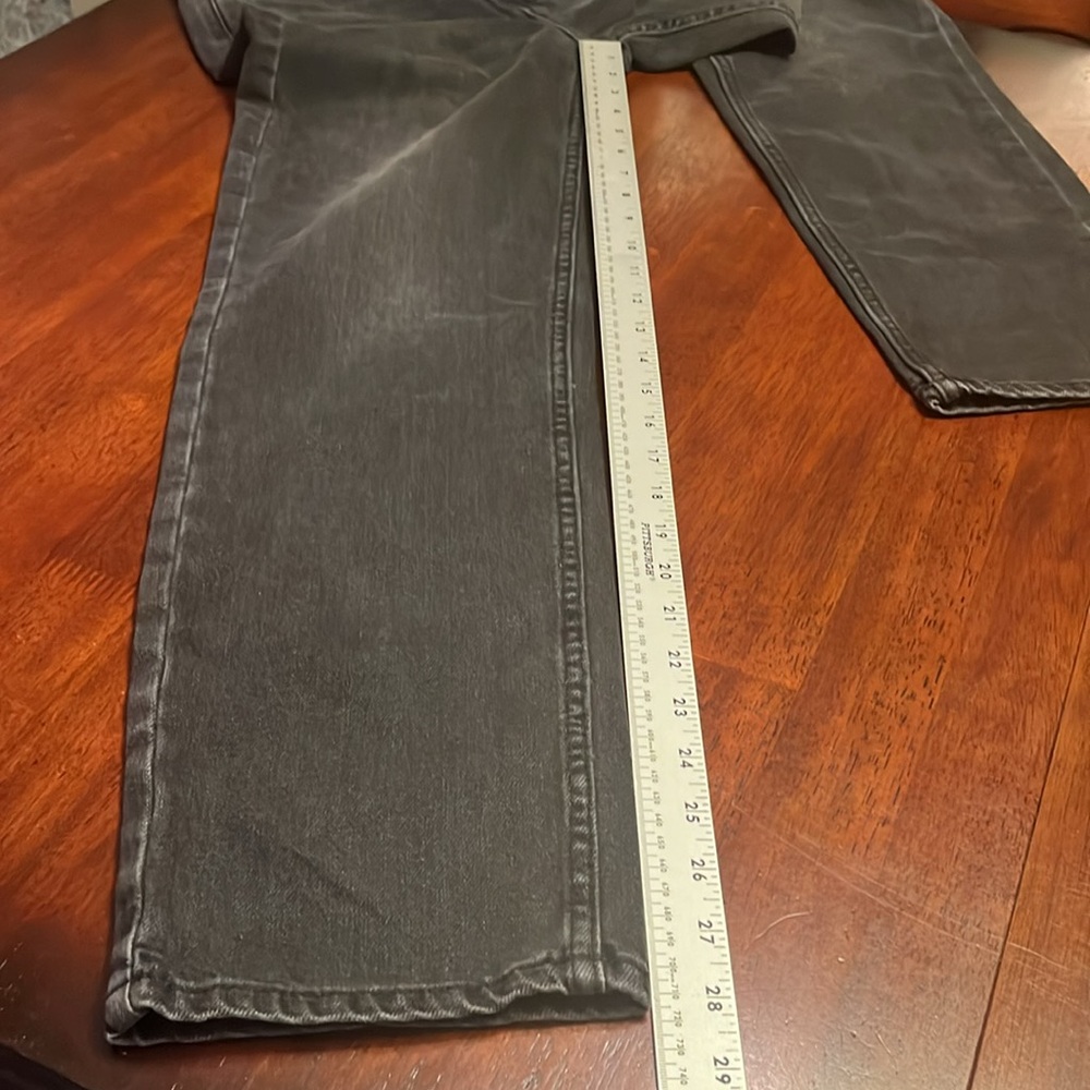 NWT We The Free Pacifica High Rise Slim Straight Leg Size 27 Black Jeans - Picture 7 of 11